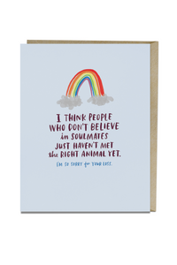Pet Soulmate Empathy Card