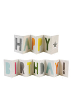 Load image into Gallery viewer, Happy Birthday Banner Card by Meri Meri
