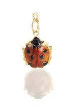 Load image into Gallery viewer, Cloisonne Ladybug Pendant
