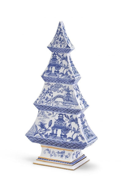 Blue & White Christmas Tree