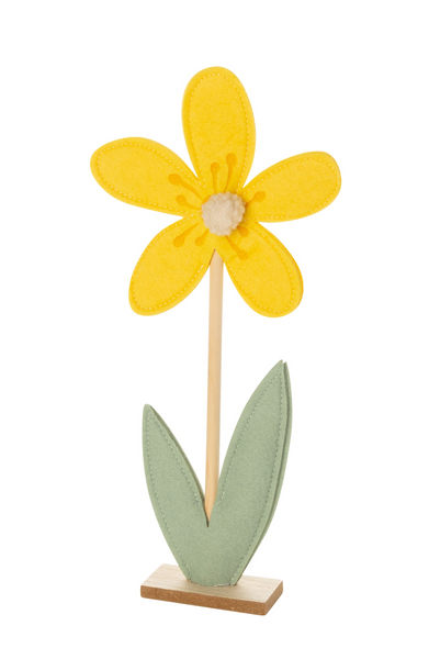Happiness Blooms Yellow Felt Daisy