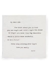 Never Stop Shining Art Poster
