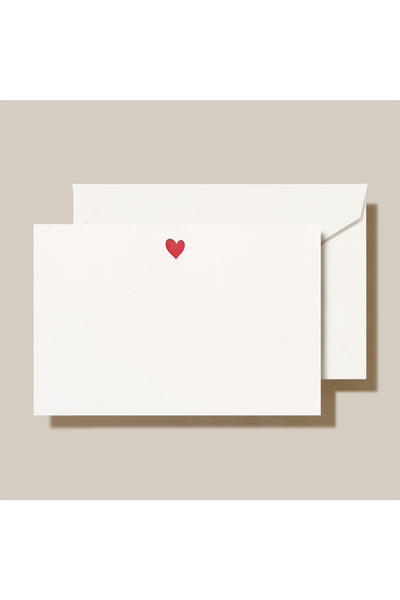 Crane's Sweet Heart Note Cards