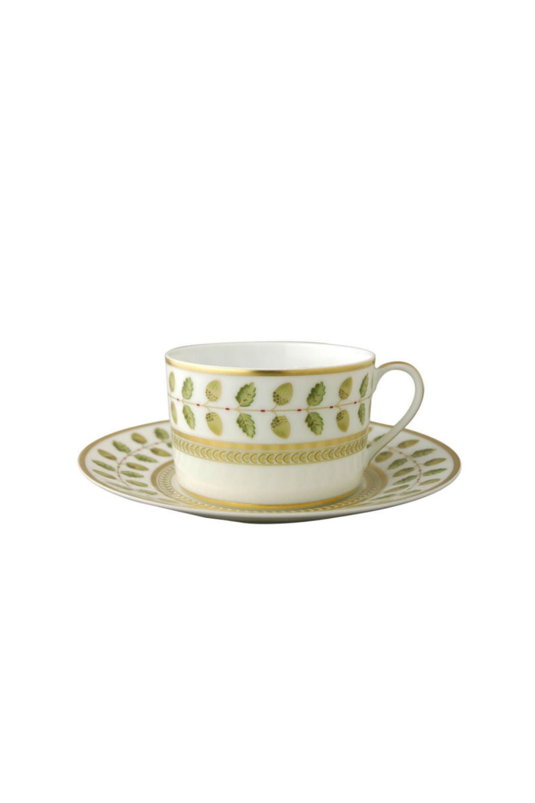 Bernardaud Constance Green Tea Cup and Saucer