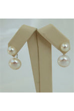 Load image into Gallery viewer, The Grace Double Pearl Stud
