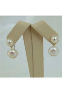 The Grace Double Pearl Stud