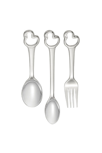 Duckling 3 Piece Fine Flatware Baby Set
