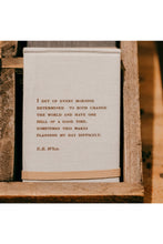 Load image into Gallery viewer, &quot;Change the World...&quot; E.B. White Fabric Notebook
