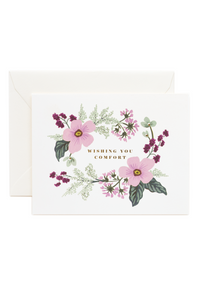 Rifle Paper Co. "Wishing You Comfort" Bouquet Card