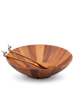 Load image into Gallery viewer, Vagabond House Song Bird Salad Bowl Set

