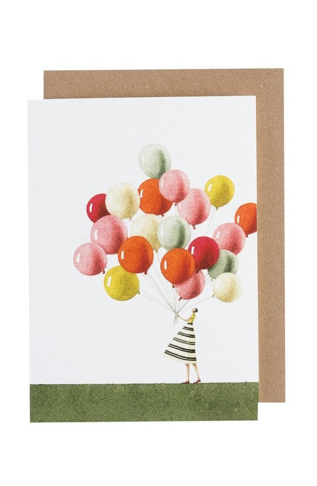 Balloons Birthday Card