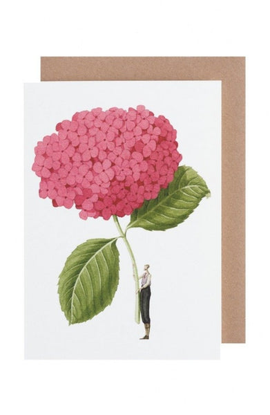 Pink Hydrangea Card