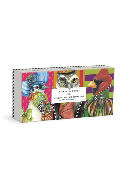 MacKenzie-Childs Birds of a Feather Collection Puzzle Set