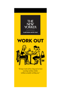 The New Yorker Work Out Notepad