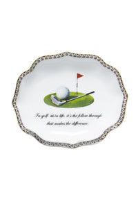 Mottahedeh "In Golf, as in Life..." Tray