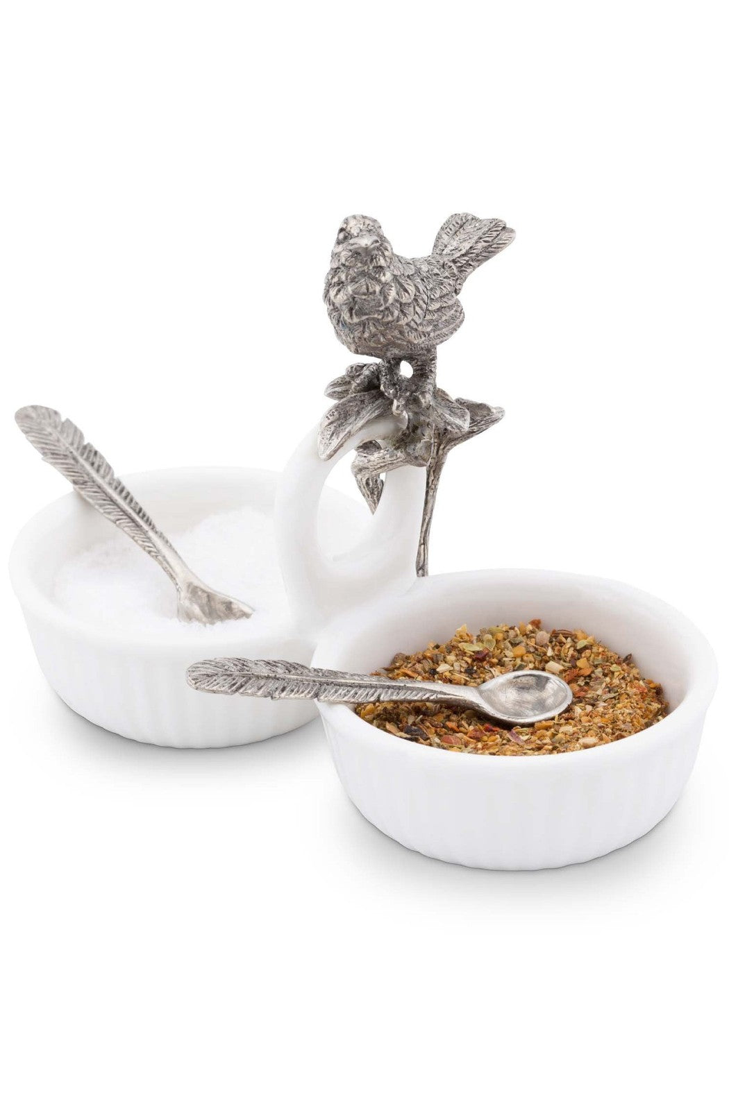 Vagabond House Song Bird Double Salt Cellar