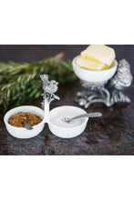 Load image into Gallery viewer, Vagabond House Song Bird Double Salt Cellar
