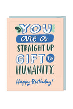 Load image into Gallery viewer, Gift to Humanity Birthday Sticker Card

