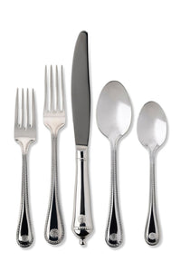 Juliska Berry & Thread Polished Stainless Steel 5pc Place Setting