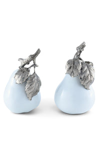 Vagabond House Pear Salt & Pepper Shakers ..."The Perfect Pair"