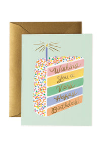 Rifle Paper Co. Cake Slice Birthday Card