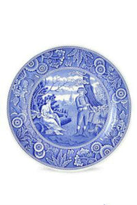 Spode Blue Room Set of 6 Georgian Plates with Free Shipping - New Orientation
 - 4